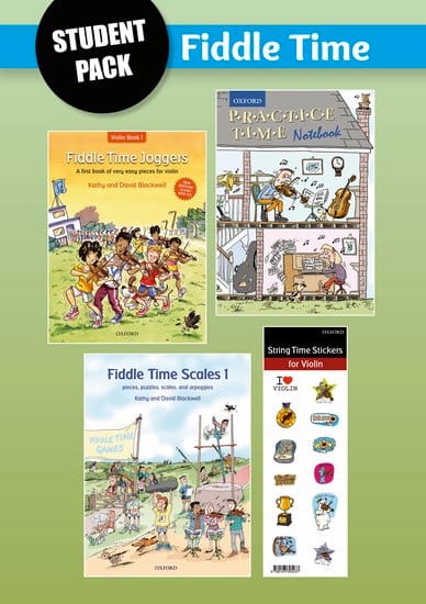 Fiddle Time Joggers + Scales Time Student Pack Fiddle Partition Violon