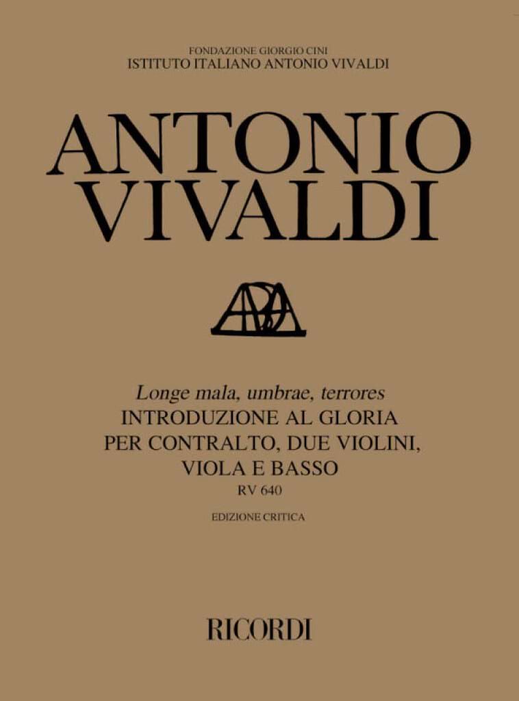 Longe Mala, Umbrae, Terrores - Score VIVALDI Partition Grand format