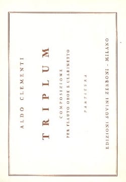 Triplum - Score Aldo Clementi Partition Grand format