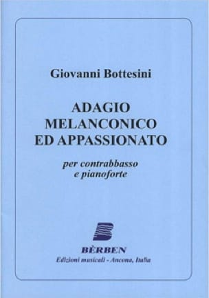 Adagio Melancolico ed Appassionato BOTTESINI Partition Contrebasse
