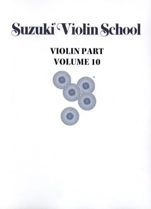 Violin School Volume 10 - Violin Part SUZUKI Partition Violon