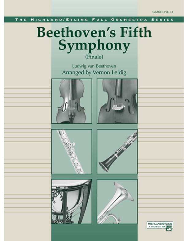Beethoven's 5th Symphony Finale - Score & parts BEETHOVEN Partition