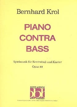 Piano contra Bass op. 101 Bernhard Krol Partition Contrebasse