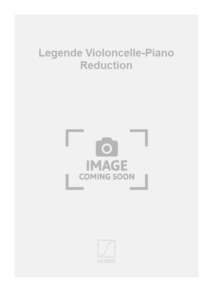 Légende Jean Cras Partition Violoncelle