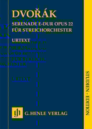 Sérénade, opus 22 - Conducteur Antonin Dvorak Partition Petit format