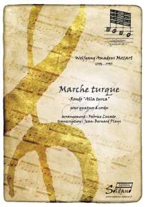 Marche turque (quatuor à cordes) - MOZART - Partition