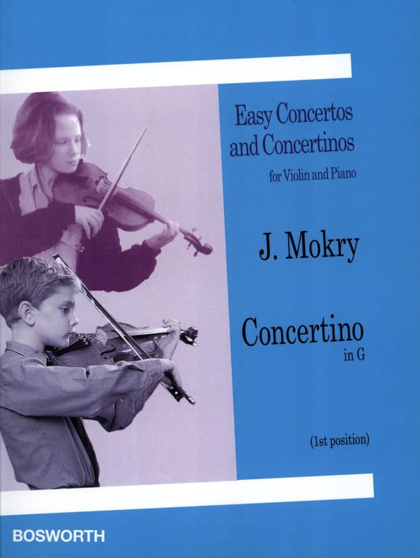 Concertino in G - Violin J. Mokry Partition Violon
