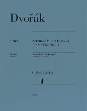 Sérénade, opus 22 - Conducteur Antonin Dvorak Partition Grand format