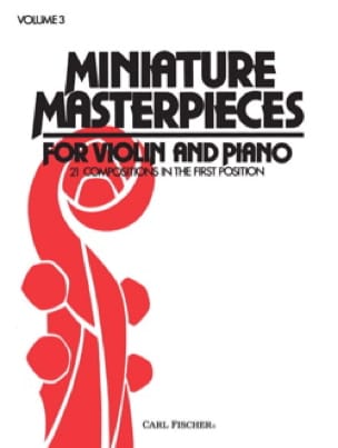 Miniature Masterpieces, Volume 3 W. F. Ambrosio Partition Violon