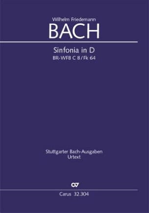 Sinfonia en Ré Majeur FK 64 - Wilhelm Friedemann Bach - Partition