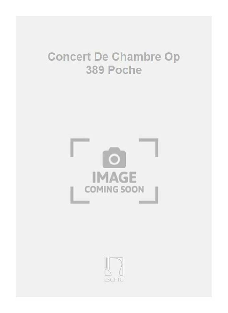 Concerto De Chambre Op. 389 MILHAUD Partition