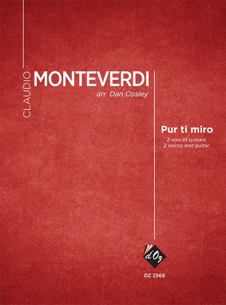 Pur ti miro MONTEVERDI Partition