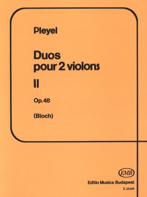 Duos Violons Op.48 Vol.2 Ignaz Pleyel Partition Violon