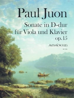 Sonate en Ré Majeur, opus 15 Paul Juon Partition Alto