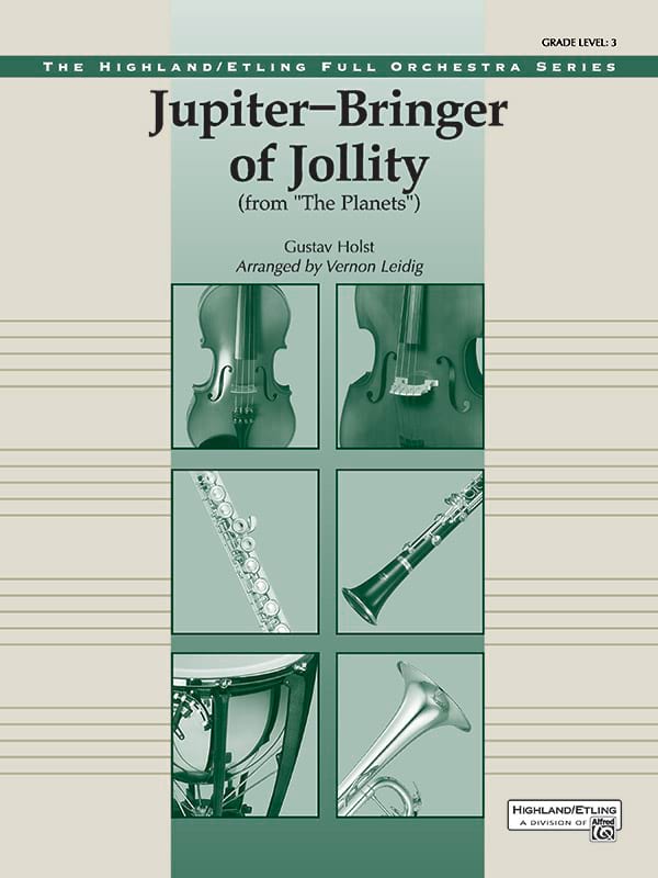 Jupiter Bringer of Jollity - Score & parts - HOLST - Partition