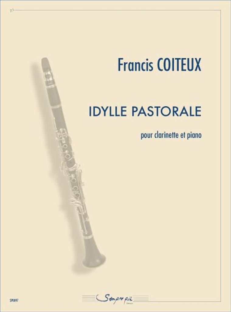 Idylle pastorale Francis Coiteux Partition Clarinette