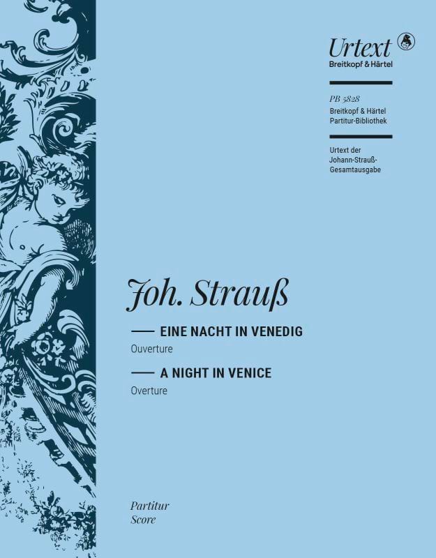 Eine Nacht in Venedig Johann (Fils) Strauss Partition Grand format