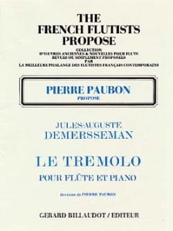 Le Trémolo Op.3 Jules Demersseman Partition Flûte traversière