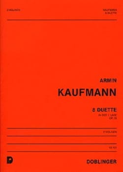 8 Duette op. 76 Armin Kaufmann Partition Violon