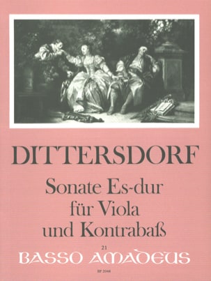Sonate en Mib Majeur Carl Ditters Von Dittersdorf Partition Duos