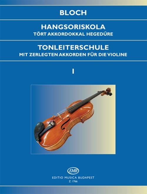 Tonleiterschule Op. 5 - Bd. 1 - Jozsef Bloch - Partition - Violon