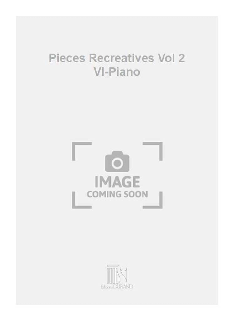 Pièces récréatives, Volume 2 Roger Branga Partition Violon
