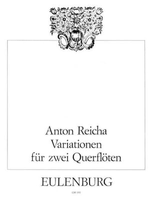 Variationen op. 20 - 2 Flöten REICHA Partition Flûte traversière