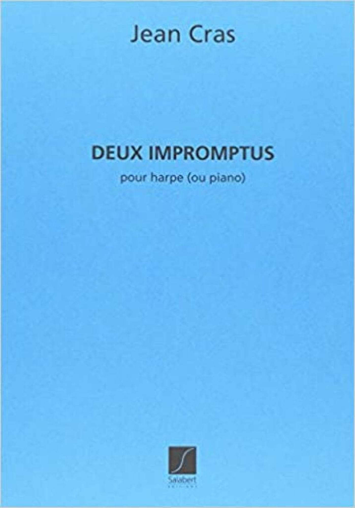 2 Impromptus - Harpe ou Piano Jean Cras Partition Harpe