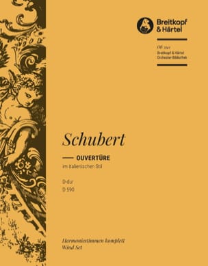 Ouvertüre D-dur D 590 - Bläser Set - SCHUBERT - Partition