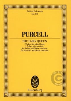 The Fairy Queen, Suites PURCELL Partition Petit format