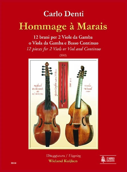 Hommage A Marais 2003 Carlo Denti Partition Viole de gambe
