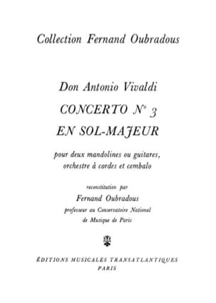 Concerto pour 2 Guitares et Piano VIVALDI Partition Guitare