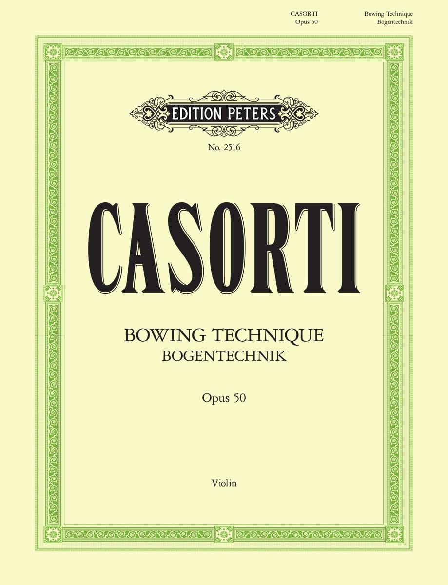 Bogentechnik op. 50 August Casorti Partition Violon