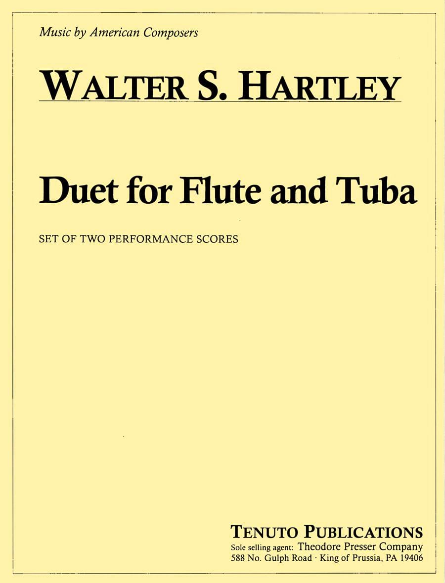 Duet for flute and tuba Walter S. Hartley Partition Duos
