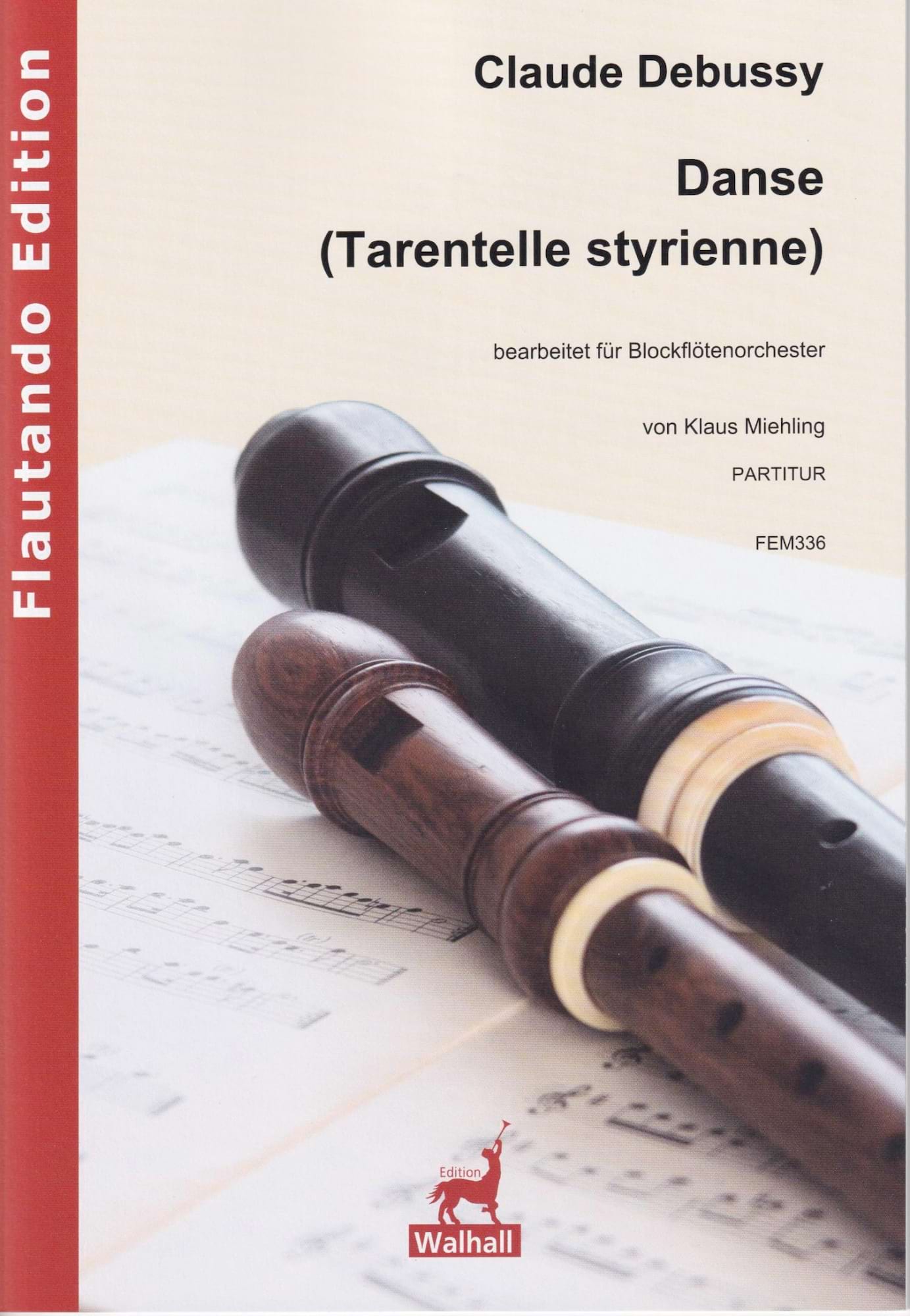 Danse (Tarantelle styrienne) DEBUSSY Partition Grand format