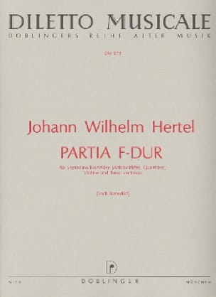 Partia F-Dur - Sopranino-Blockfl. Violine Bc - Johann Wilhelm Hertel