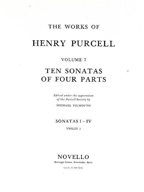 Ten Sonatas PURCELL Partition