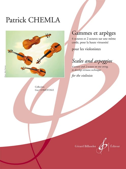 Gammes et arpèges Patrick Chemla Partition Violon