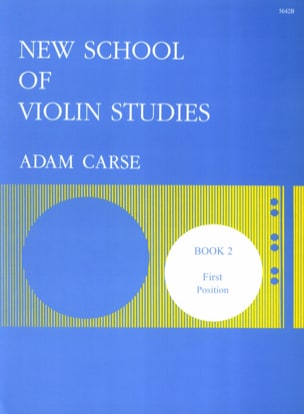 New school of violin studies - Volume 2 Adam Carse Partition Violon