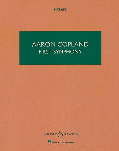 First Symphony - Score COPLAND Partition Petit format