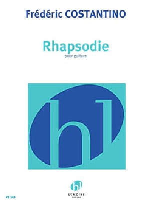 Rhapsodie Frédéric Costantino Partition Guitare