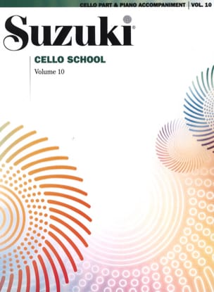 Cello School Volume 10 SUZUKI Partition Violoncelle