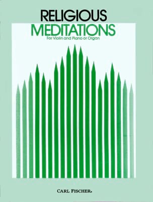 Religious Meditations W. F. Ambrosio Partition Violon