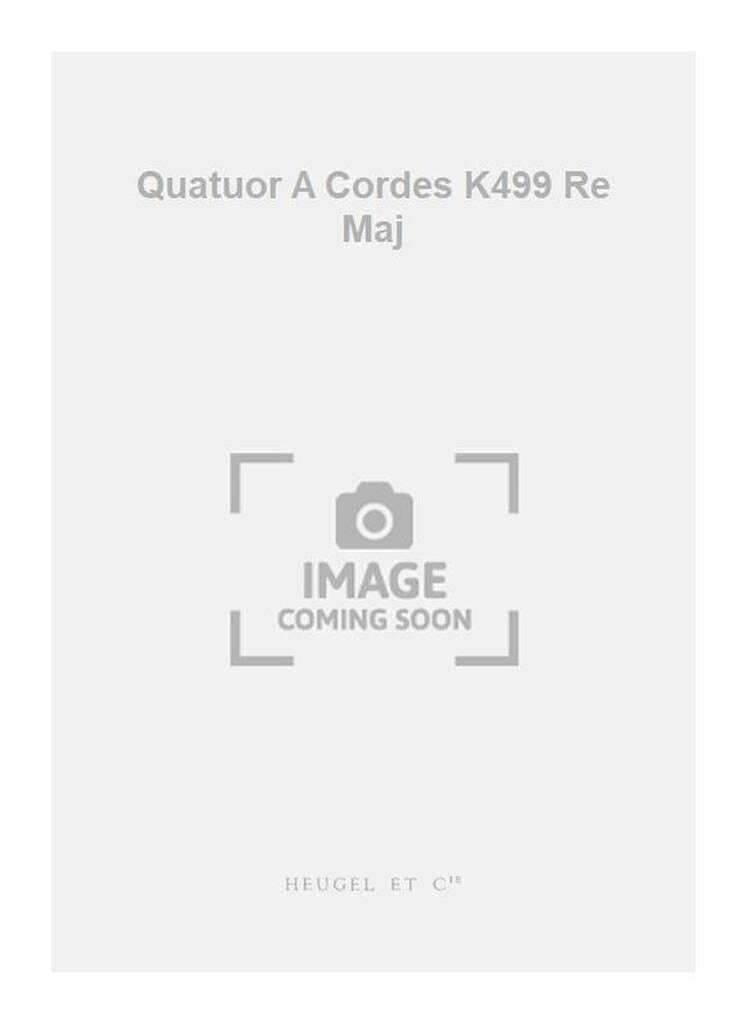 Quatuor à cordes KV 499 ré majeur - Conducteur - MOZART - Partition