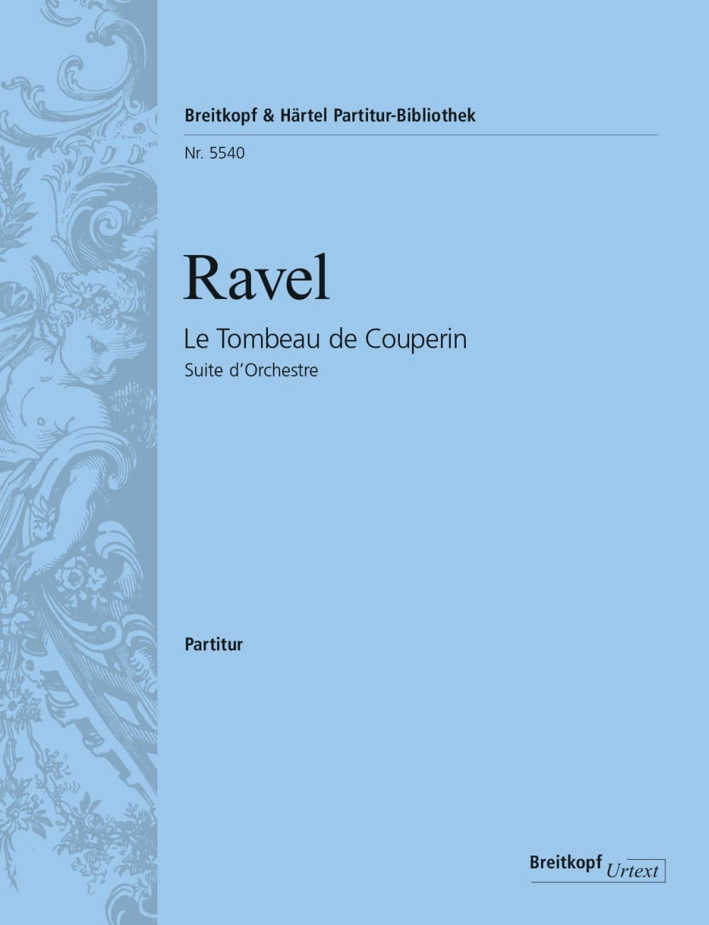 Le Tombeau de Couperin RAVEL Partition Grand format