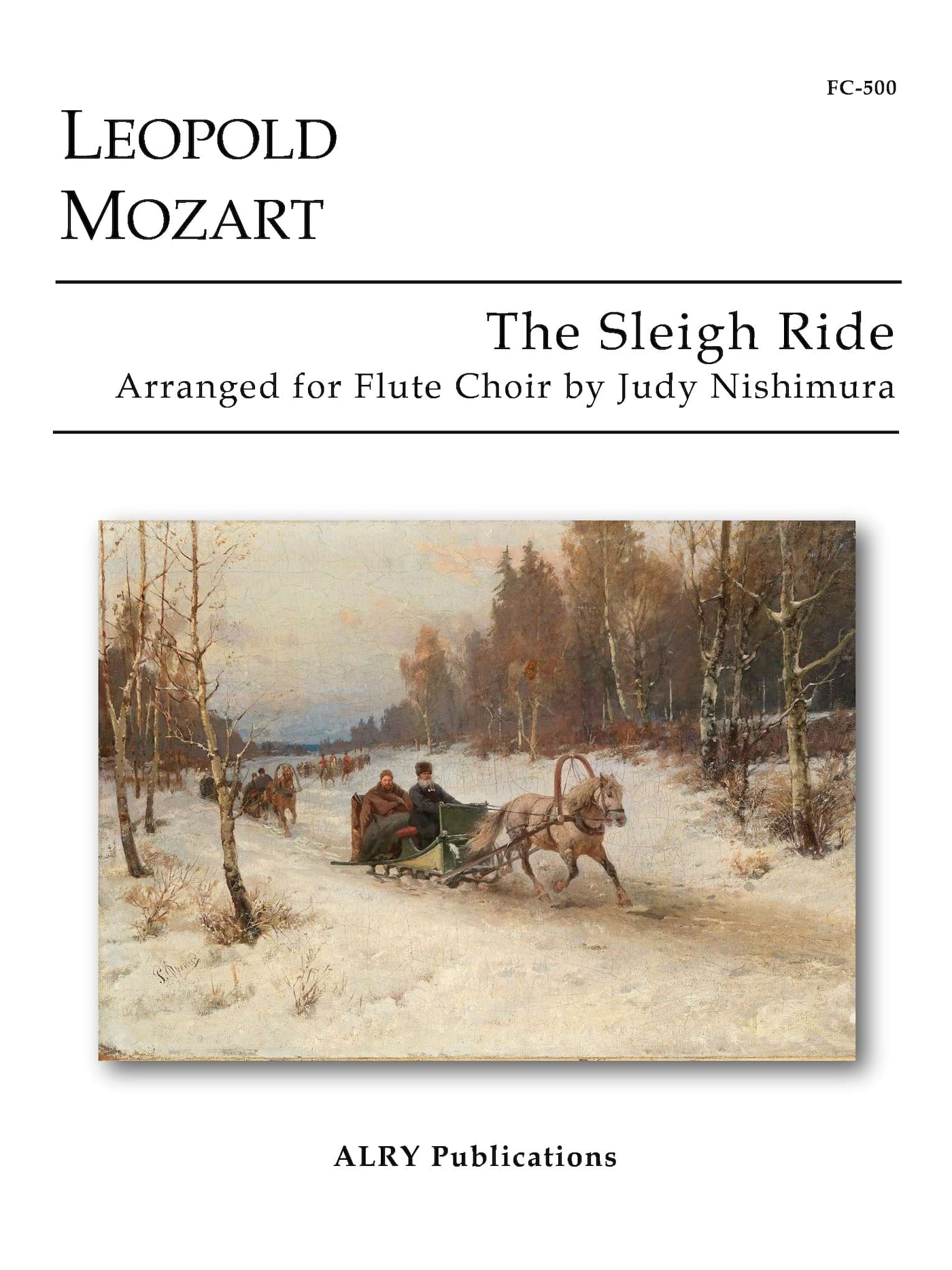 The Sleigh Ride - Ensemble de Flûtes - Leopold Mozart - Partition