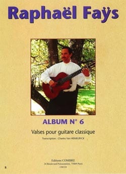 Album N°6 - Valses Raphaël Faÿs Partition Guitare