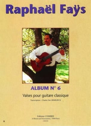 Album N°6 - Valses Raphaël Faÿs Partition Guitare