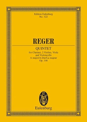 Quintett A-Dur, Op. 146 Max Reger Partition Petit format