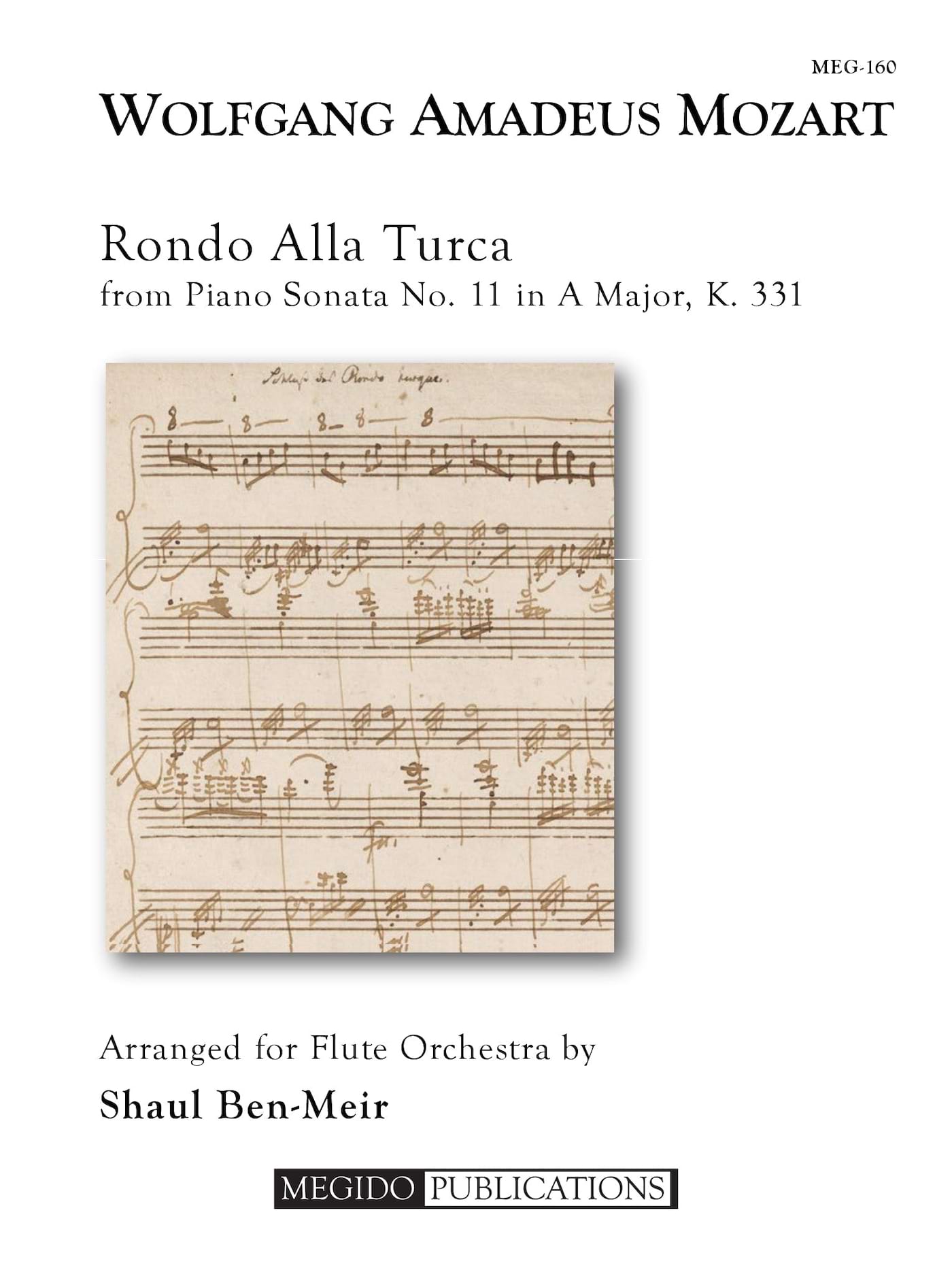 Rondo Alla Turca - Ensembles de Flûtes - MOZART - Partition